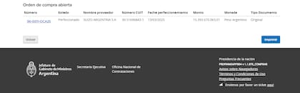 Adjudicación del Hospital Posadas a favor de Suizo Argentina