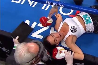 Adkins ya cayó, luego de entrar desproteguida ante Estrada