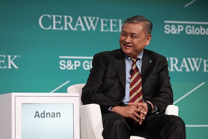 Adnan Zainol Abidin, director de operaciones (COO) de Petronas, en la CERAWeek by S&P Global
