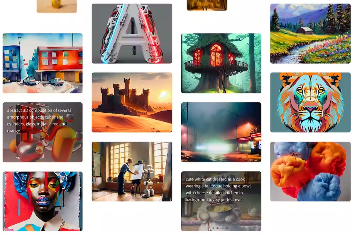 Adobe presentó Firefly, su herramienta de generación y edición de imágenes asistida por inteligencia artificial