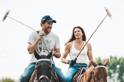 Adolfito Cambiaso y Gaby Sabatini, un encuentro especial en La Dolfina