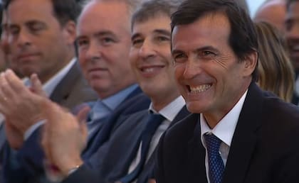 Adolfo Cambiaso durante el discurso de Milei en el Palacio Libertad