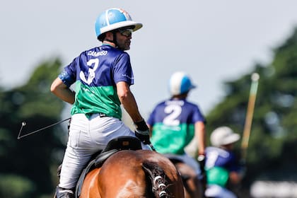 Adolfo Cambiaso, en un partido reciente de la temporada de polo