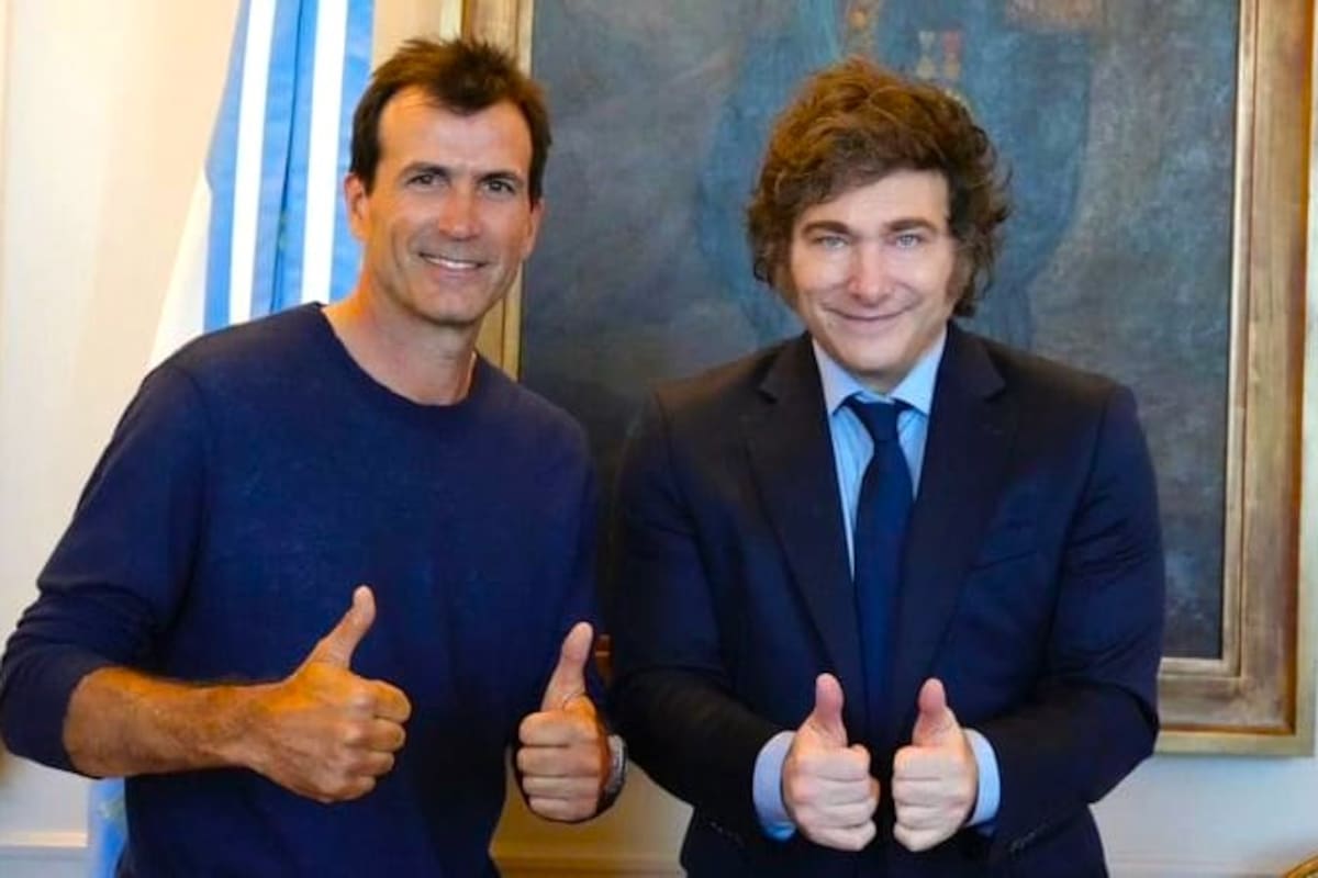 Adolfo Cambiaso y Javier Milei: encuentro en la Casa Rosada