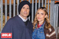 Fueron protagonistas con la presentación de sus caballos de polo en la pista central