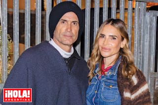 Fueron protagonistas con la presentación de sus caballos de polo en la pista central