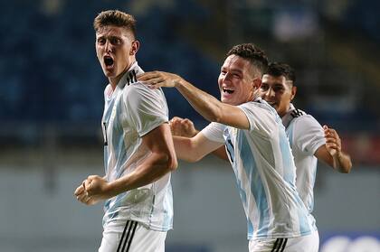 Gaich, la gran figura de la goleada de la selección Sub 20 ante Venezuela.