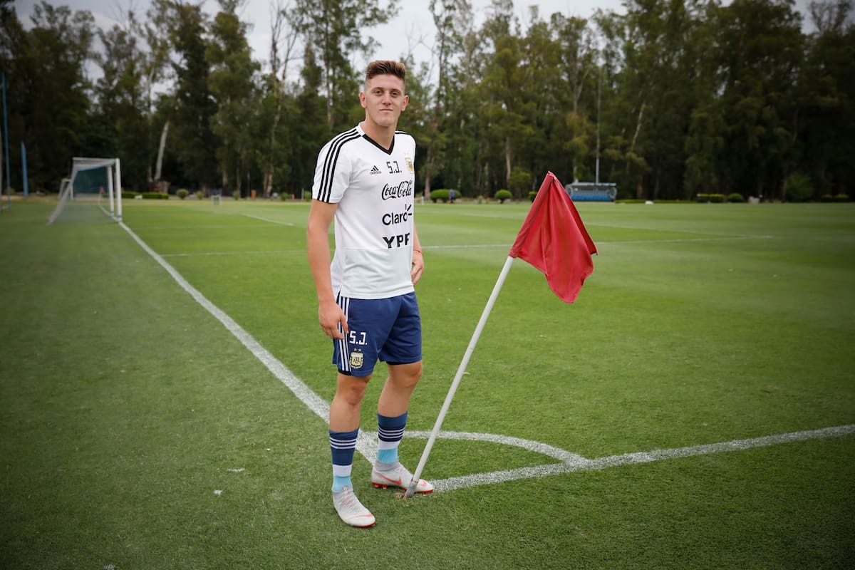 Adolfo Gaich, el joven delantero cordobés que juega en San Lorenzo y en la selección