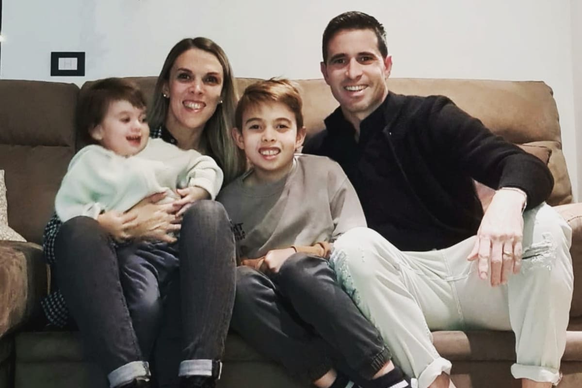 Adolfo Hirsch junto a su familia en San Marino