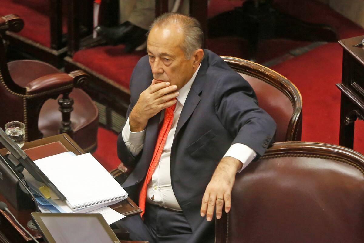 Adolfo Rodriguez Saa durante el debate