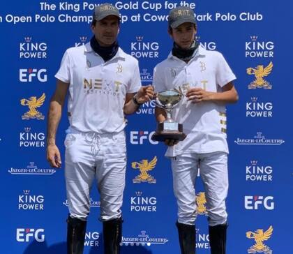 Adolfo y Poroto Cambiaso, campeones del Abierto Británico