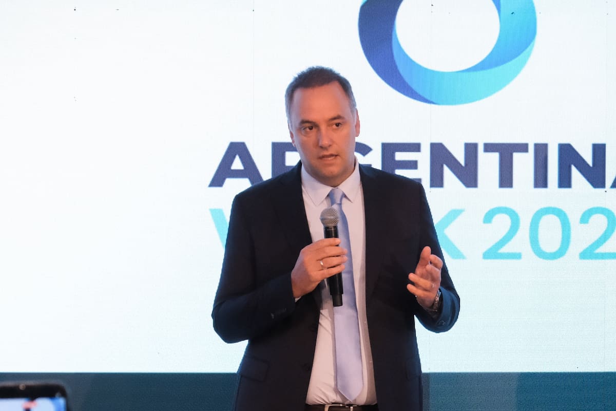 Adorni, en el cierre de la Argentina Week.