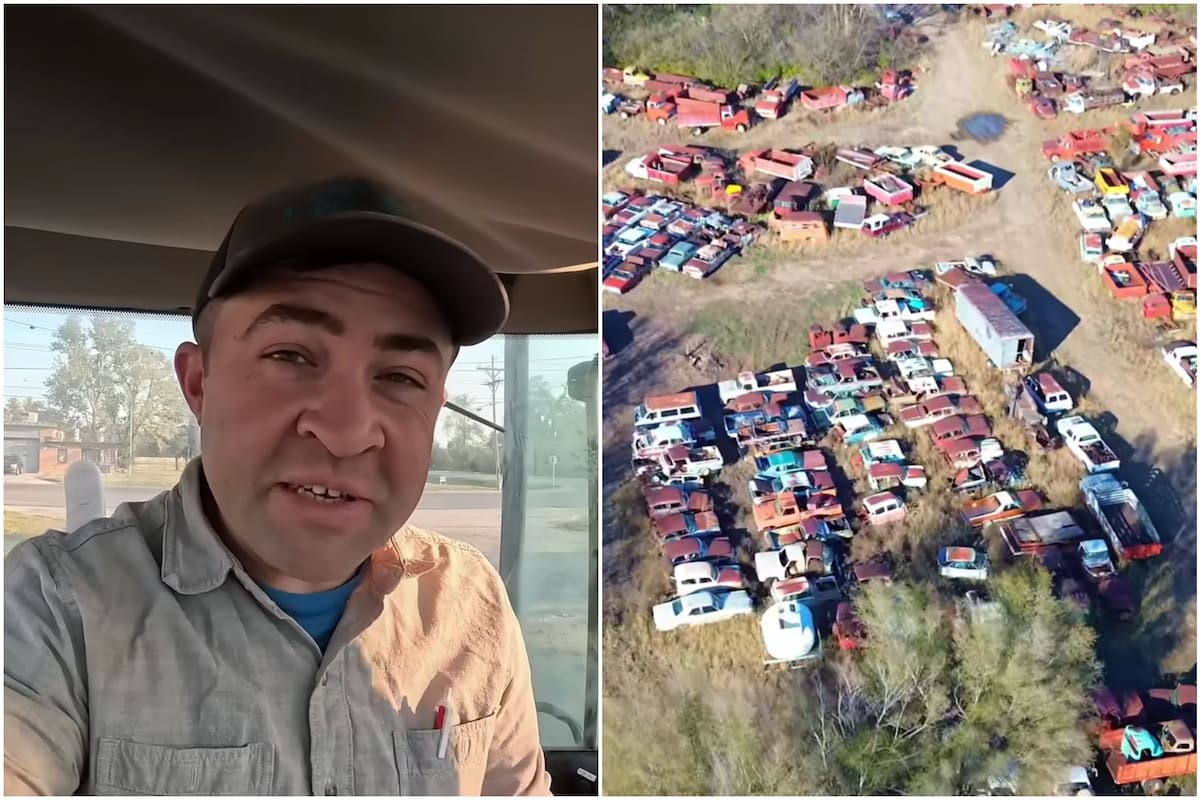 Adquirió una granja en Kansas y descubrió que dentro había decenas de autos clásicos; el video fue compartido en YouTube y rápidamente se volvió viral