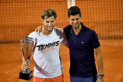 Adria Tour Filip Krajinovic y Novak Djokovic