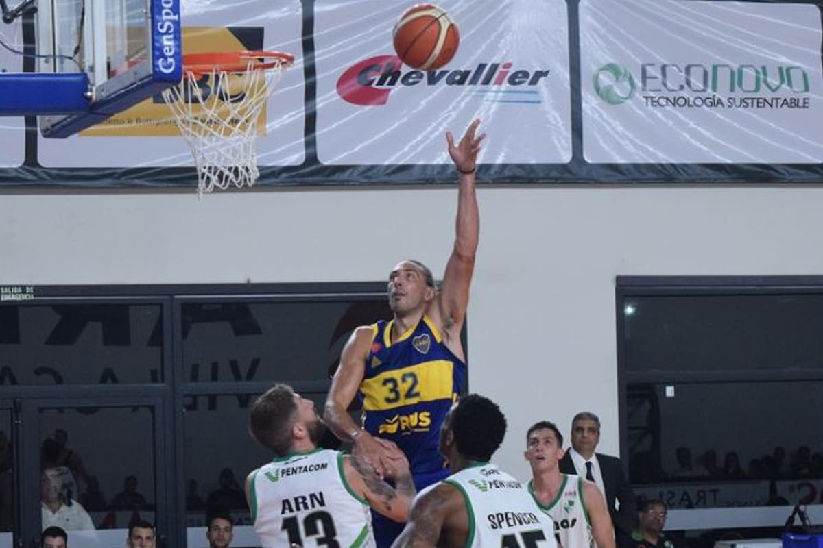Adrián Boccia, con 31 puntos, fue una de las figuras de la victoria de Boca sobre Atenas por 83-74