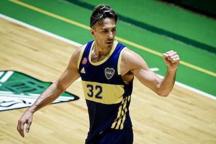 Adrián Boccia, sostén principal de Boca; el equipo de Gonzalo García sufrió por los altibajos, pero logró el objetivo de entrar entre los cuatro mejores