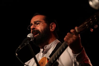 Adrián Goizueta, en su presentación porteña