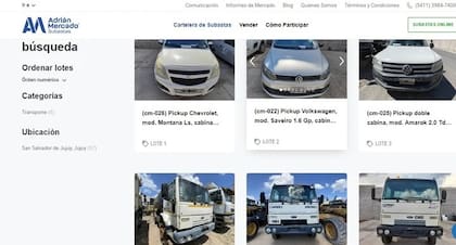 Adrián Mercado, otra reconocida plataforma de subastas online, rematará el 9 de abril más de 20 camiones correspondientes a la flota de la empresa vial jujeña Jumi SRL