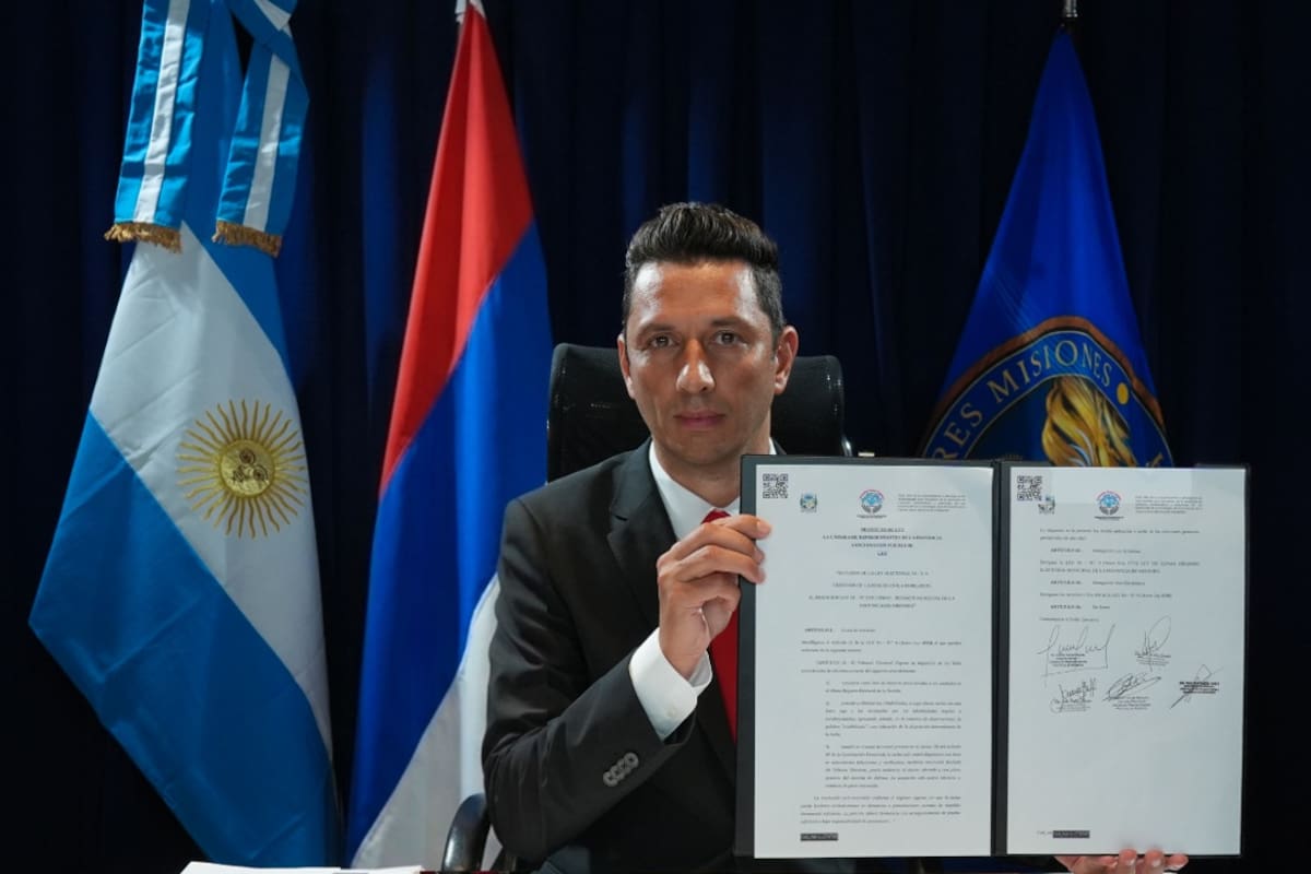 Adrián Nuñez, referente de LLA en Misiones, presentó el proyecto que modifica dos artículos del Código Fiscal de Misiones (Ley XXII N° 35)