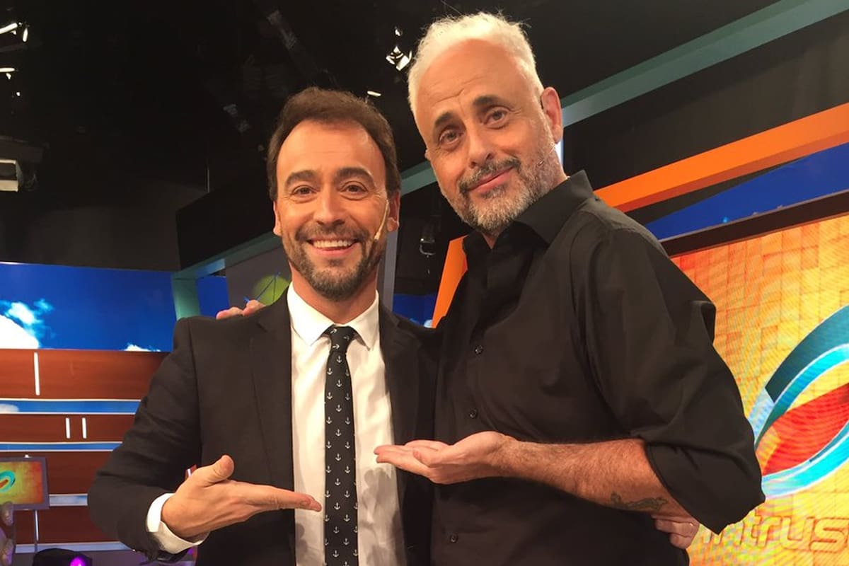 Adrián Pallares y Jorge Rial