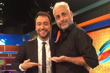 Adrián Pallares y Jorge Rial
