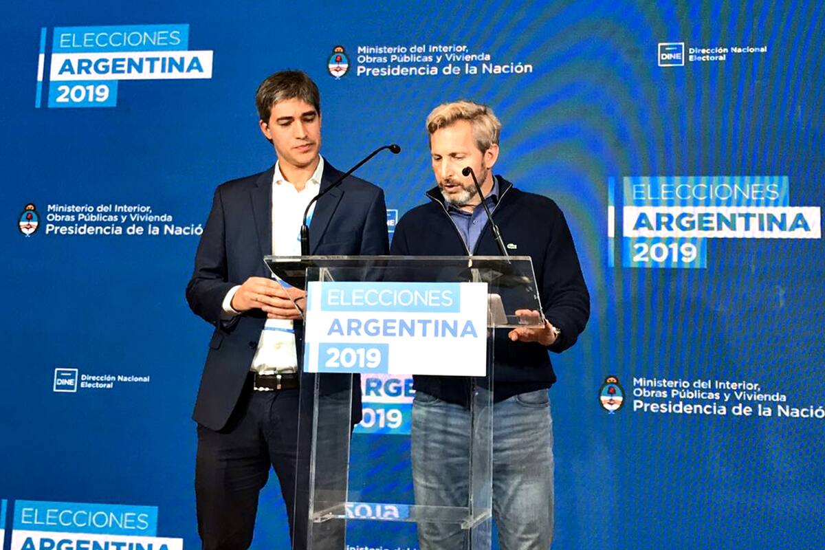 Adrián Pérez y Rogelio Frigerio informan los datos
