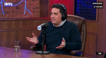 Adrián Ravier durante la entrevista en Carajo