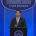 El vocero presidencial explicó cuál fue la estrategia del Gobierno con el oro