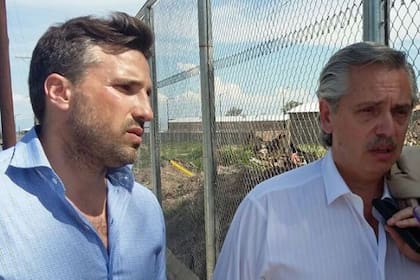 Adrián Rois se muestra en las redes sociales con Alberto Fernández