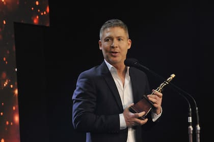 Adrián Suar, uno de los grandes ganadores de la noche