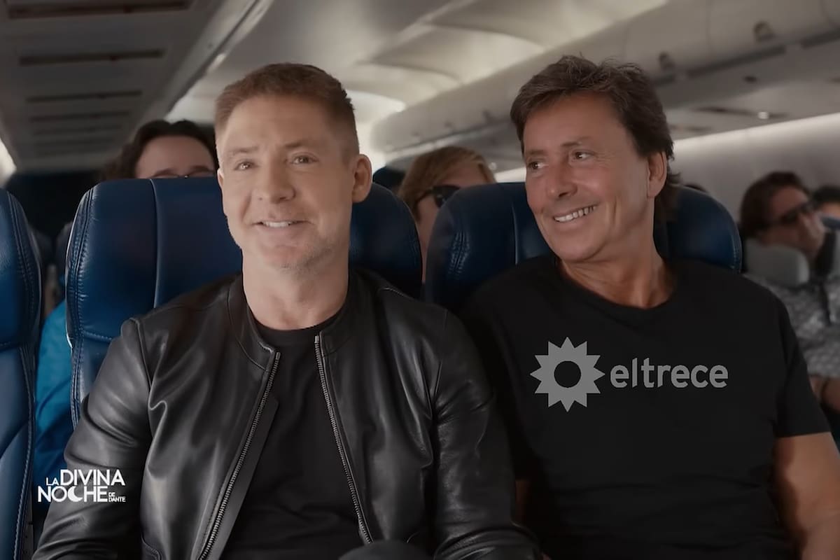 Adrián Suar y Gustavo Bermúdez, protagonizaron un paso de comedia para el programa La divina noche de Dante