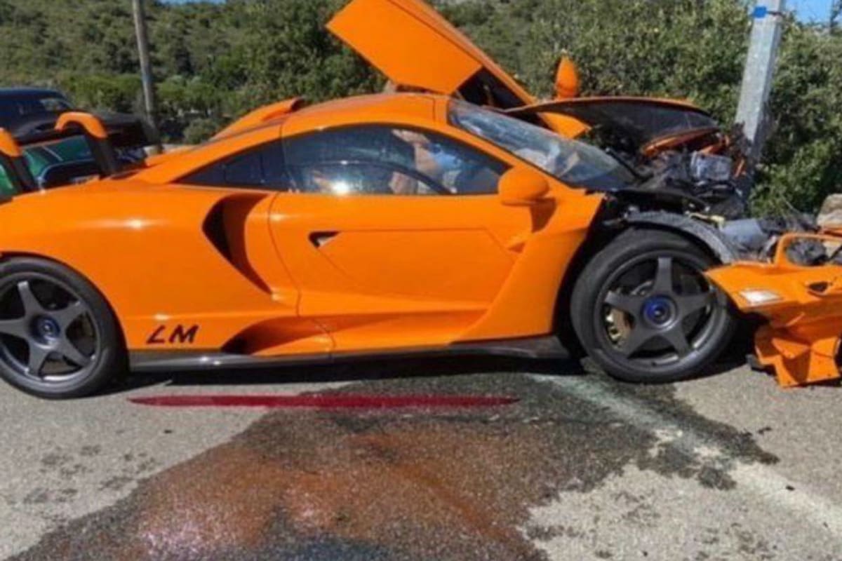 Adrian Sutil destrozó un McLaren Senna LM en las calles de Mónaco