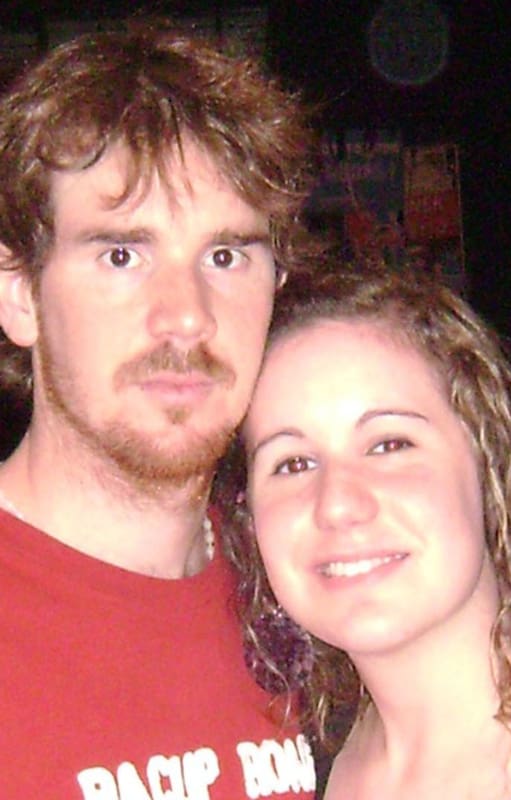 Adrián y Débora Gianángelo, poco antes de la tragedia de la calle Salta 2141