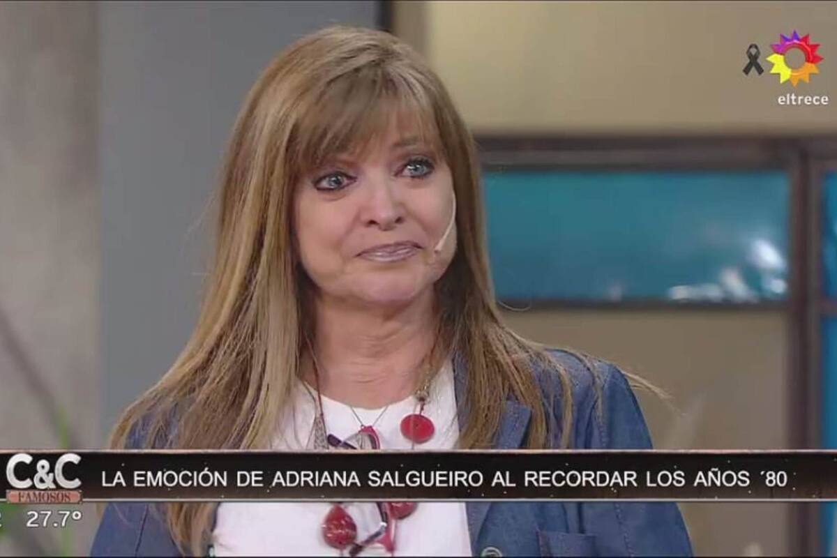 Adriana Salgueiro emocionada