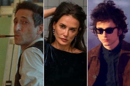 Adrien Brody, Demi Moore y Timothée Chalamet, tres figuras en films que compiten fuerte por llevarse varias estatuillas
