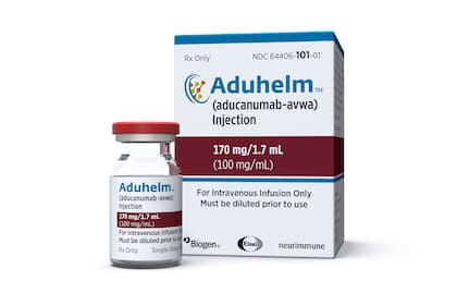 Aduhelm, la marca con la que la empresa Biogen comercializa la droga aducanumab