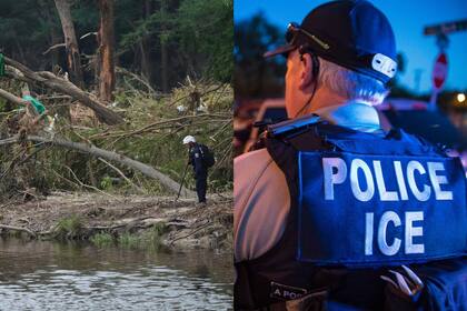 Advierten que muchos migrantes afectados por las inundaciones en Texas rechazan ayuda por miedo al ICE