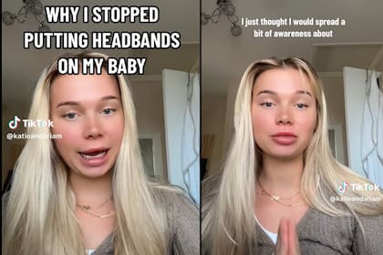 Advirtió sobre los riesgos de ponerle una cinta en la cabeza a los bebés