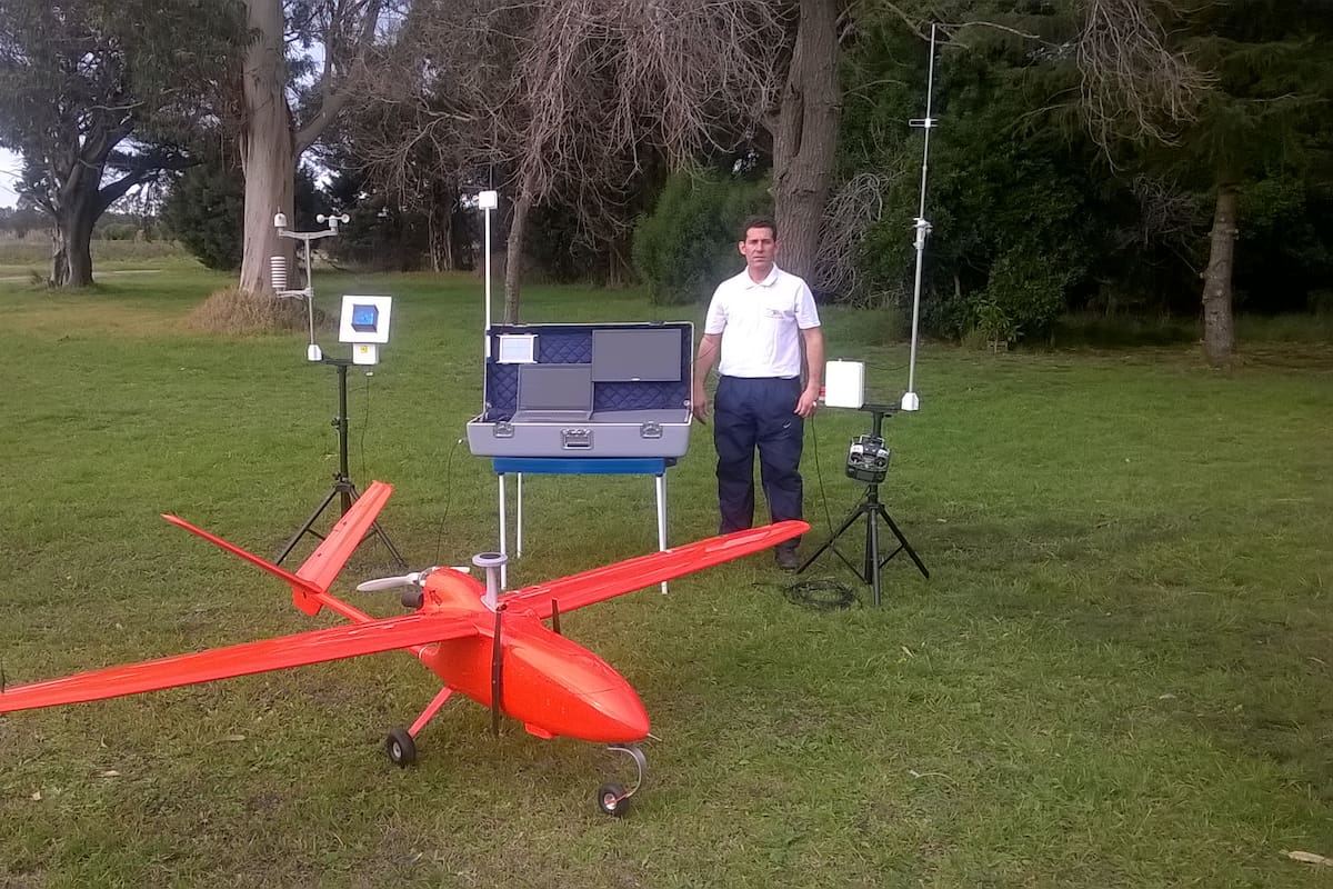 Aerodyca es una fábrica marplatense de drones para uso civil y militar fundada por Andrés Ferrín