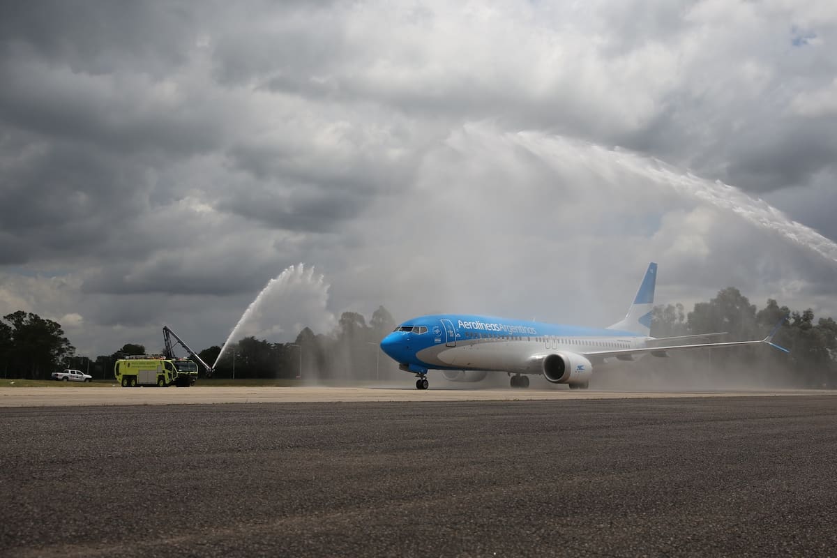 Aerolíneas Argentinas recibió de Boeing su primer 737 800 MAX 8