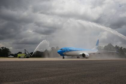 Aerolíneas Argentinas recibió de Boeing su primer 737 800 MAX 8