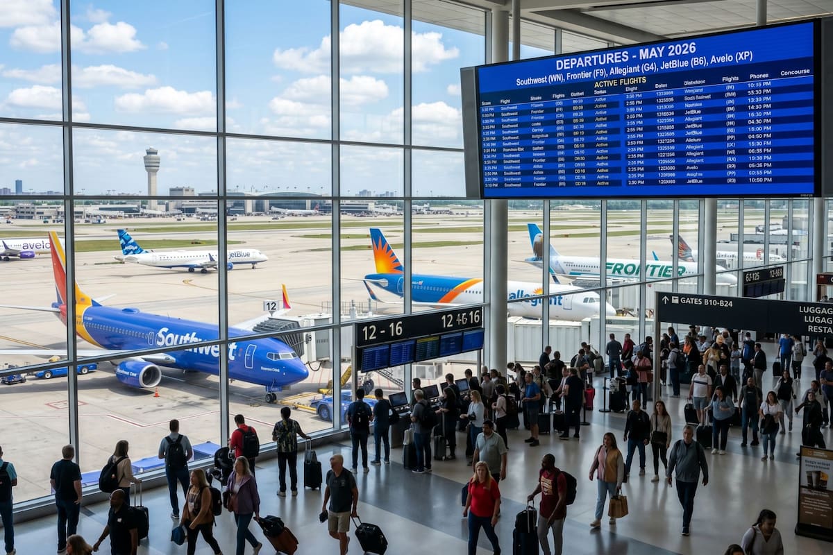 Aerolíneas como Southwest Airlines se posicionan tras el cese de operaciones de Spirit