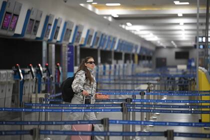 Aeroparque sin movimiento, todos los vuelos fueron suspendidos