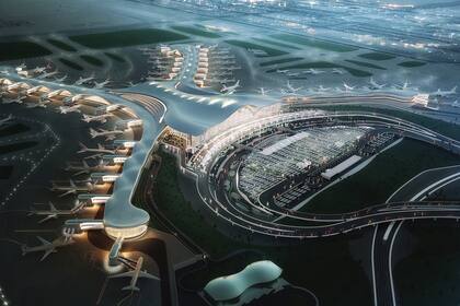 Aeropuerto Abu Dhabi, de Hana Kassem