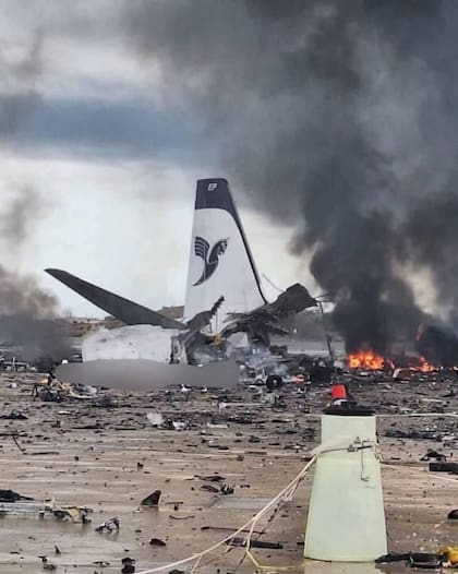 Aeropuerto de Mehrabad, en Teherán, el 3 de marzo de 2026. Fuente: X