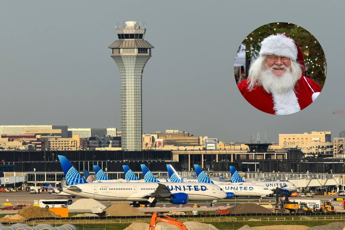 Aeropuertos de Chicago enviarán cartas a Santa Claus (Unsplash/Canva)