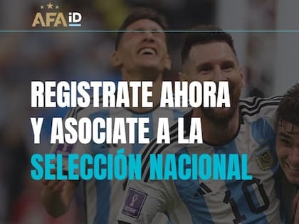 AFA ID es la plataforma mediante la cual los hinchas se pueden hacer socios de la selección argentina