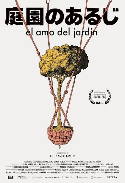 Afiche del documental El amo del jardín