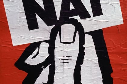 Afiche del referendo en Grecia a favor de la abolición de la monarquía.