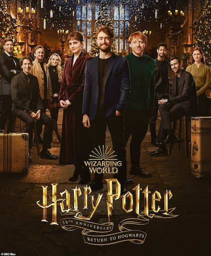 Afiche promocional de "Wizarding World. Harry Potter. 20th Anniversary"